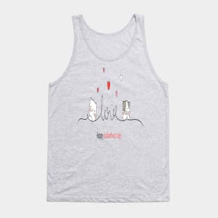 couple cat Tank Top